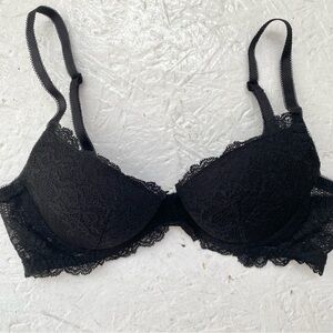 Elegant Black Lace Bra